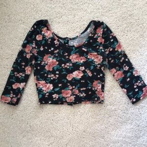 FLORAL CROP TOP